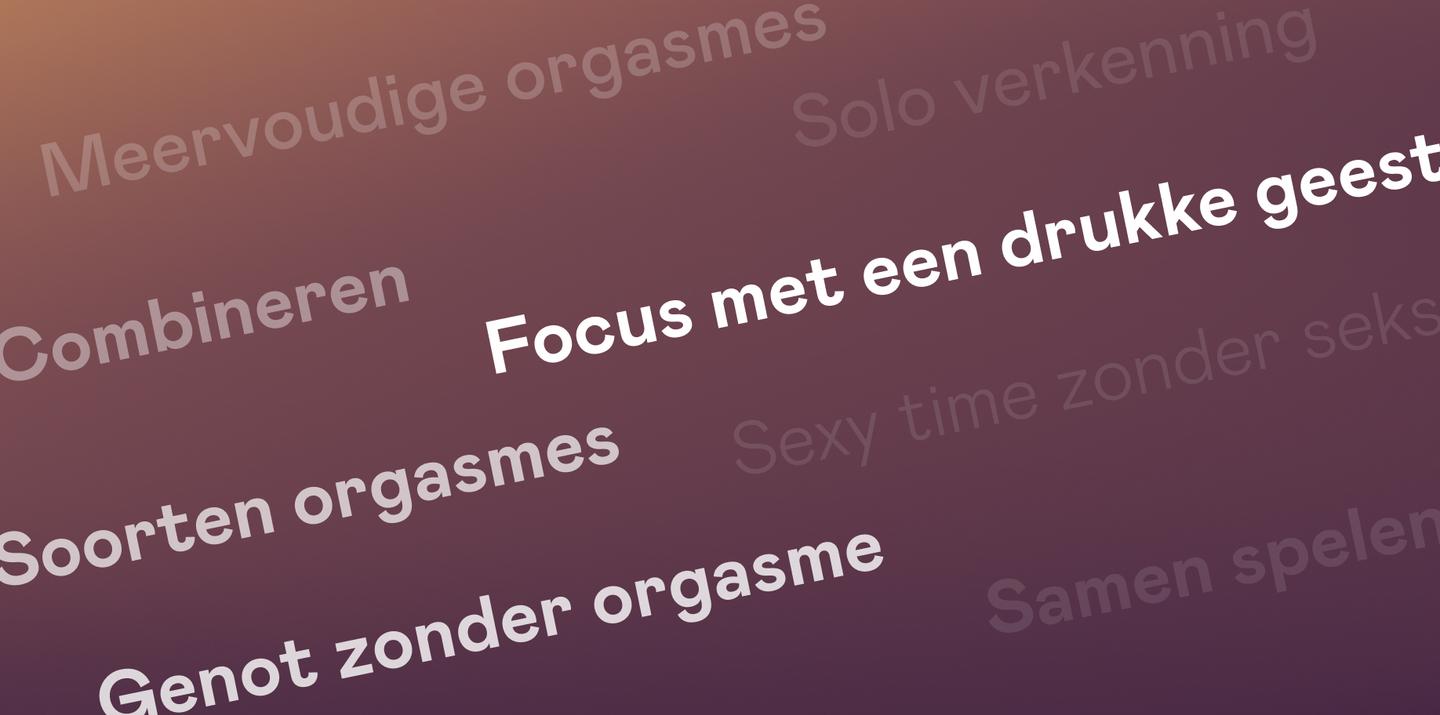 Focusing a busy mind